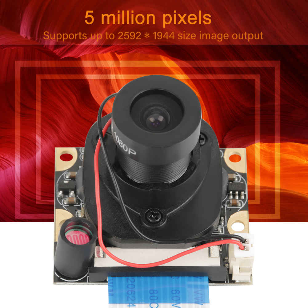 5-megapixel-nachtsichtkameramodul Mit Automatischer Ir-filterumschaltung Für Raspberry Pi