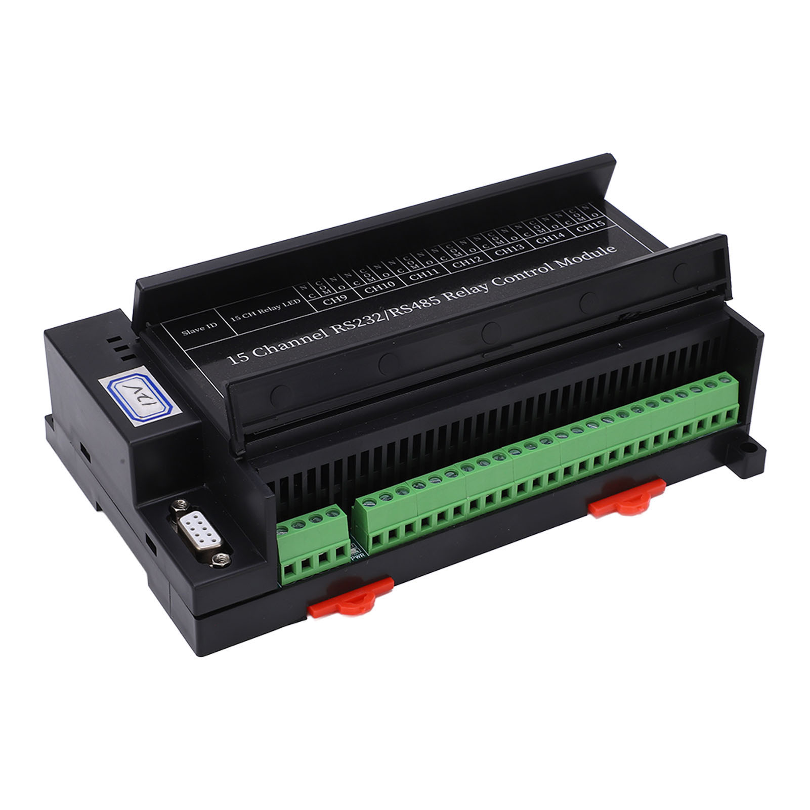 Relaissteuermodul, Serielle Relaisplatine, Industriekomponenten, 12 V Dc, 15 Kanäle, Rs485, Rs232
