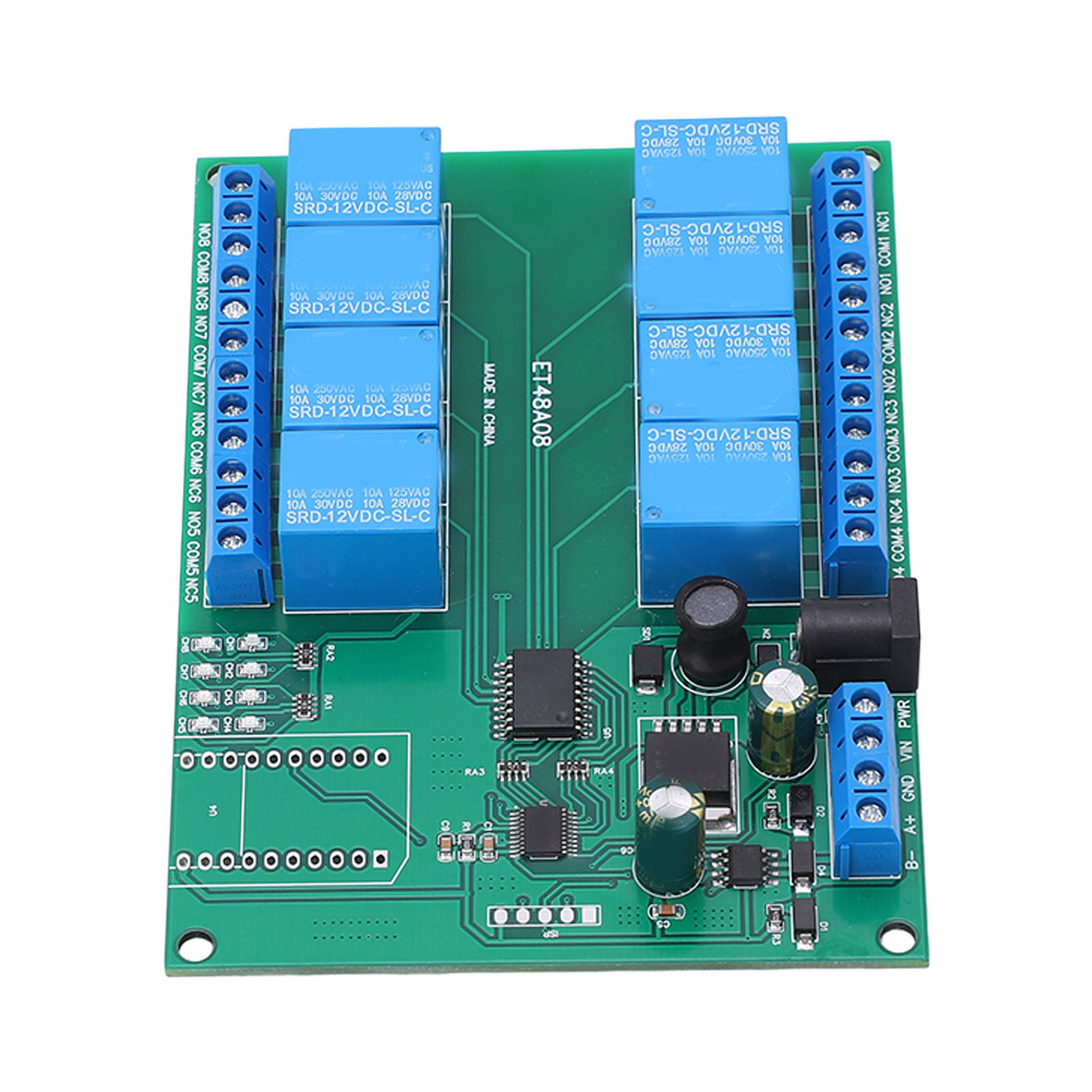 Dc12v 8-kanal-relaismodul, Multifunktions-relaisplatine Für Niedrigpegelschutz