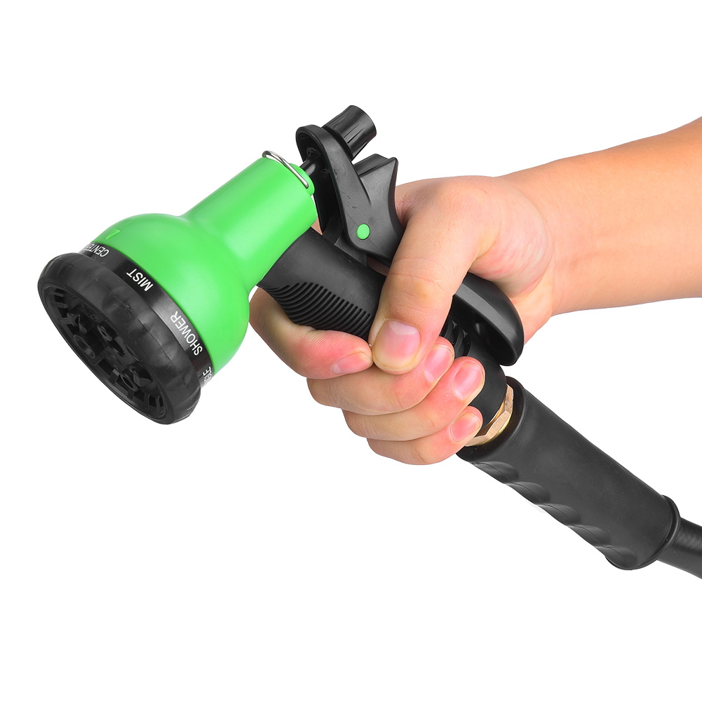Garten- Und Autowaschpistole Mit 8 Sprühmustern, 9,75 M Schlauch, 5/8-zoll-npt-anschluss, 10 M