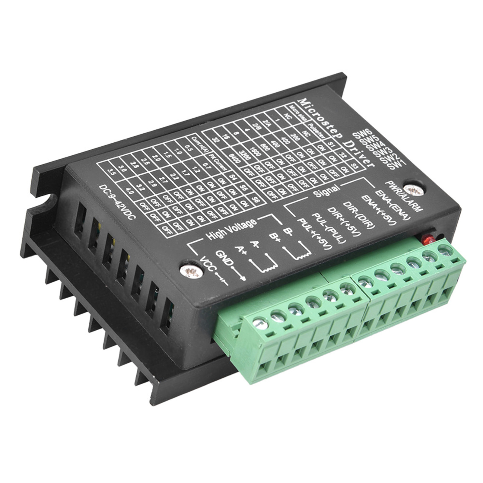 Aluminium-schrittmotortreiber, Hochgeschwindigkeit, Optisch Isoliert, Tb6600, Nema 17/23/34, 4,0 A, 42 V Dc