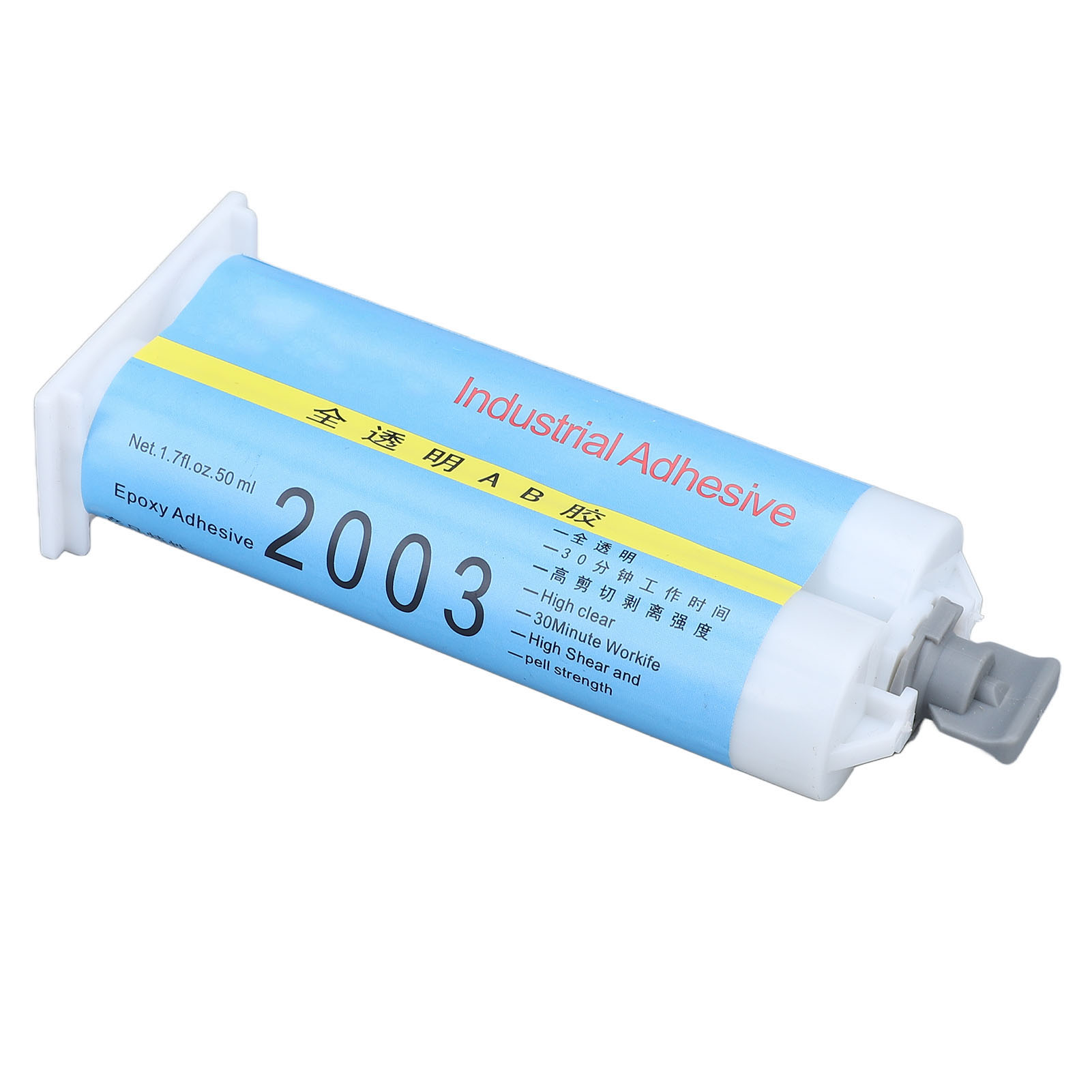 Transparenter, Wetterfester, Hochviskoser Epoxidharzklebstoff Für Metall, Glas Und Holz, 50 Ml