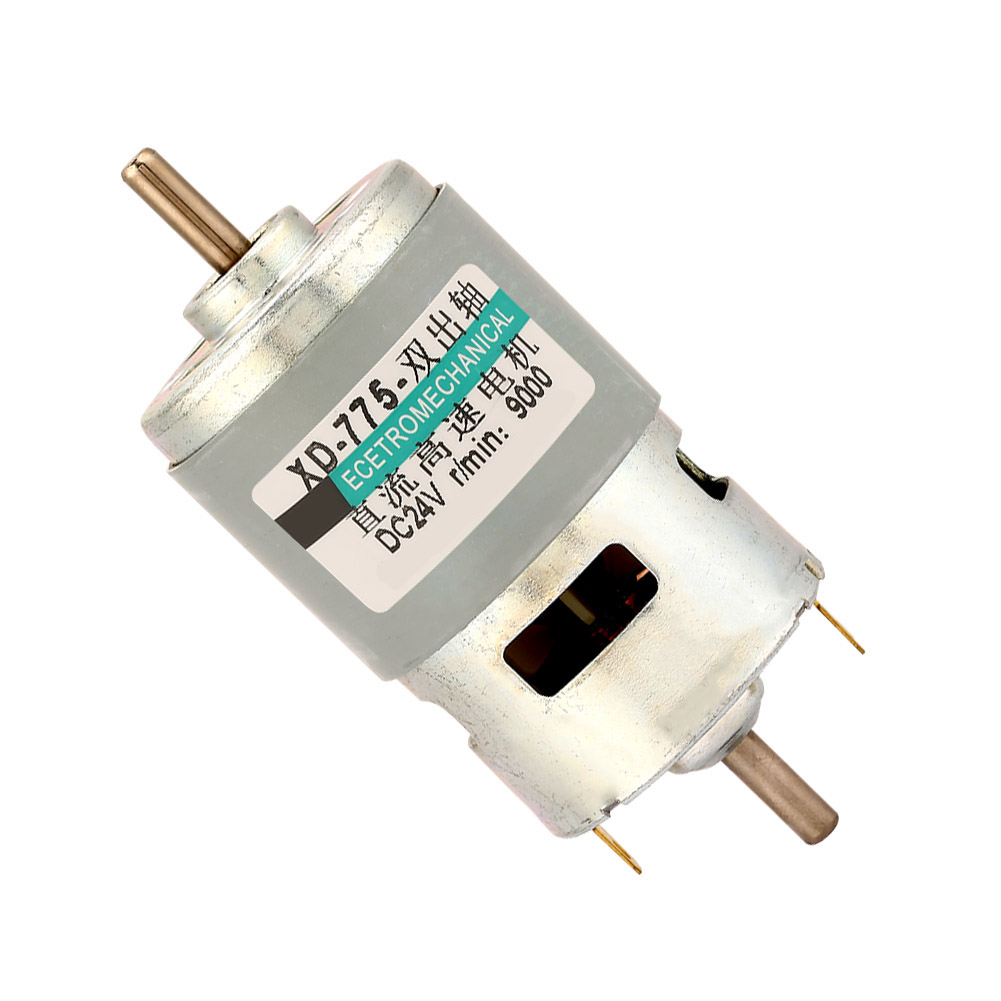 775 Motor 50w Hochleistungs-zweiachsen-gleichstrommotor Mit Hohem Drehmoment (24v 9000rpm Ohne Halterung)