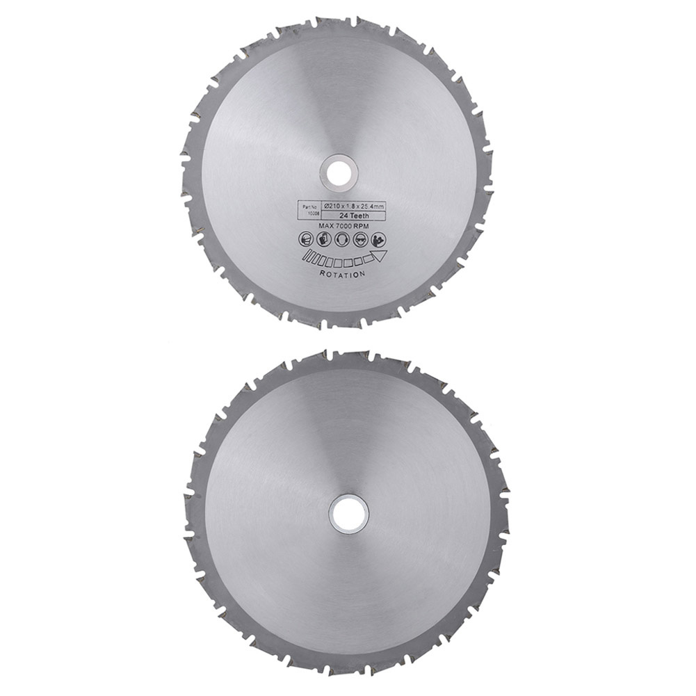 Hartmetall-kreissägeblatt Für Die Holzbearbeitung, Tct-trennscheibe, 210 X 25,4 Mm, 24 Zähne