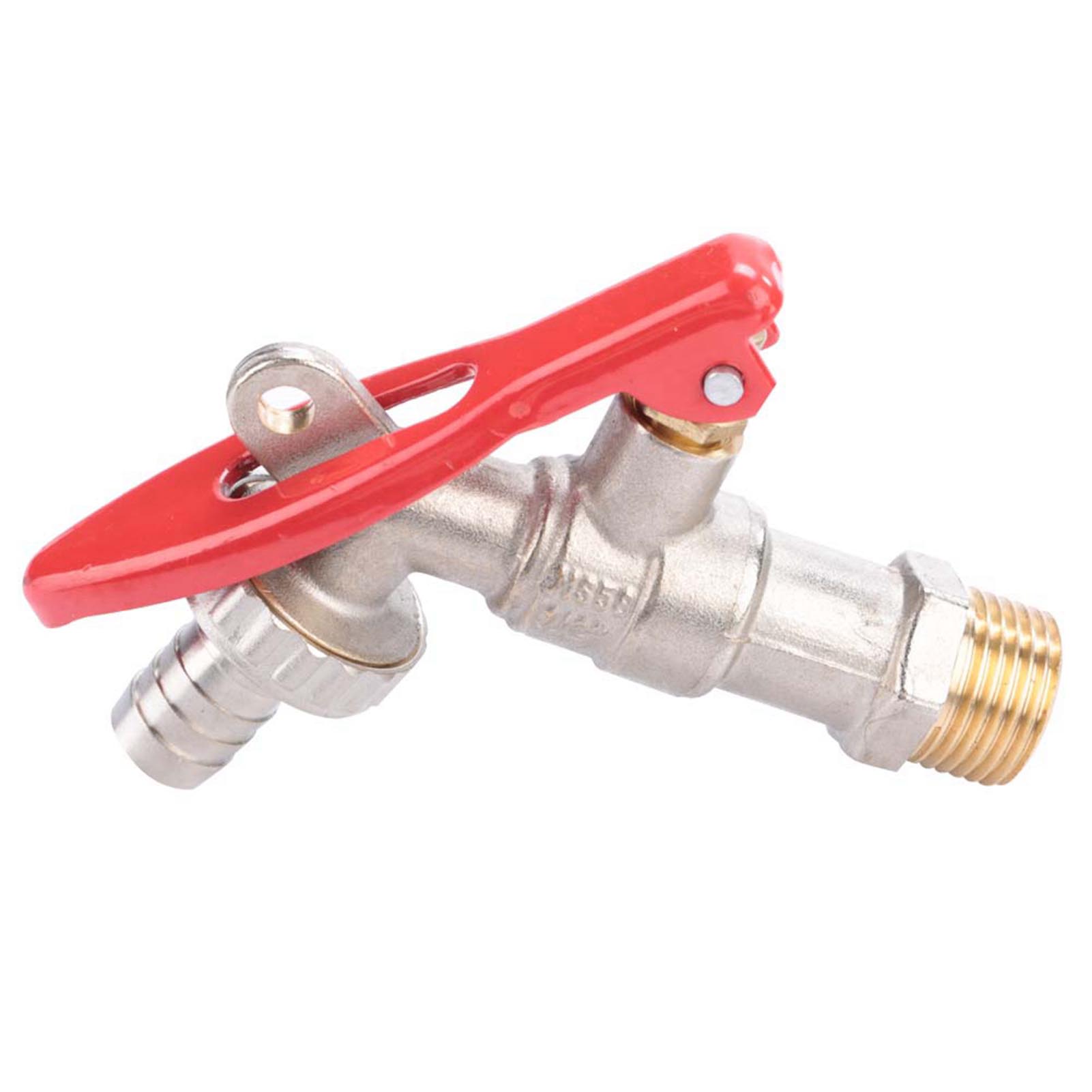 Messingwasserhahn Mit 1/2"-gewinde, Abschließbar, Für Haus, Garten Und Terrasse