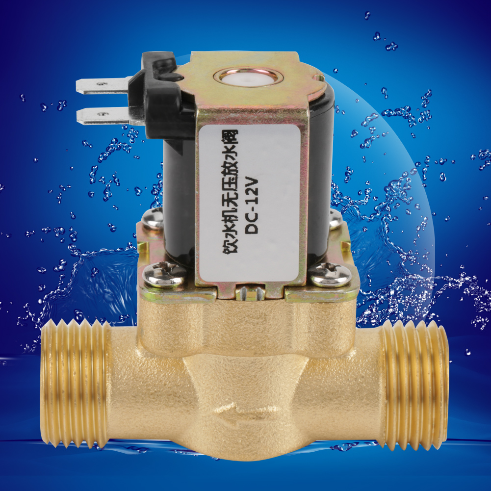 12v Bspp G1/2 Messing N/c Normalerweise Geschlossenes Elektrisches Magnetventil 2-wege-druckregelventil