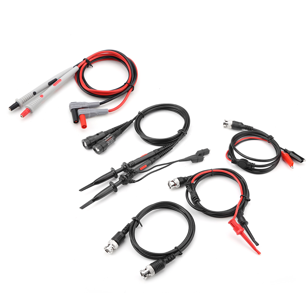 P1260d Oszilloskop-multimeter-messleitungen Mit Greifzangen Und Austauschbaren Messspitzen
