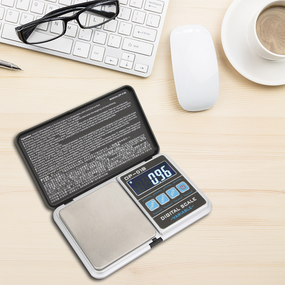 Präzise, Tragbare Digitale Miniwaage Für Die Hosentasche, Ideal Für Küche Und Schmuckaufbewahrung, Wiegegenauigkeit 500 G / 0,01 G