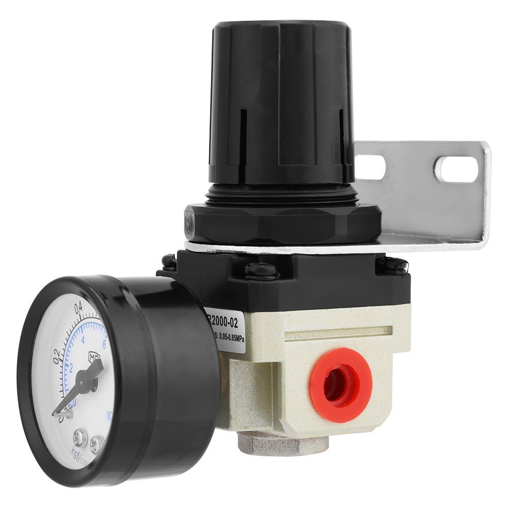 Ar2000-02 G1/4 Druckluft-gasaufbereitungssystem Mit Filter, Druckregler Und Manometer