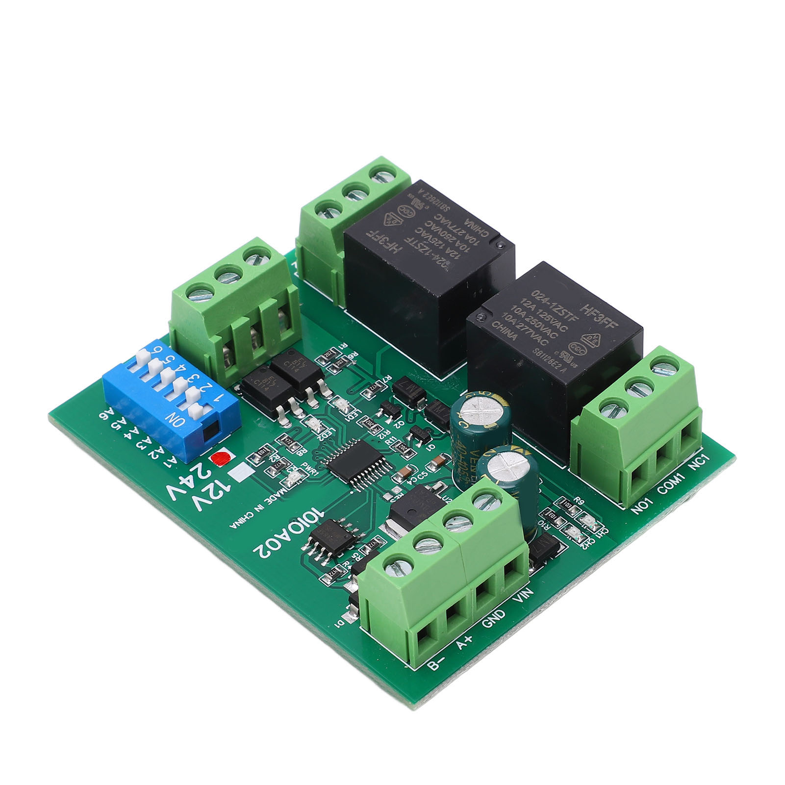 Relaismodul 2-kanal Rs485 Steuerplatine Schaltersteuerung Für 24v Dc-geräte