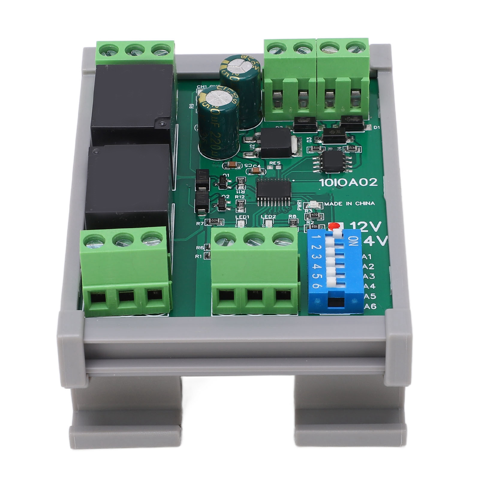 2-kanal-relaismodul, Multifunktionale Rs485-relaistreiberplatine Mit Gehäuse, 12 V Dc