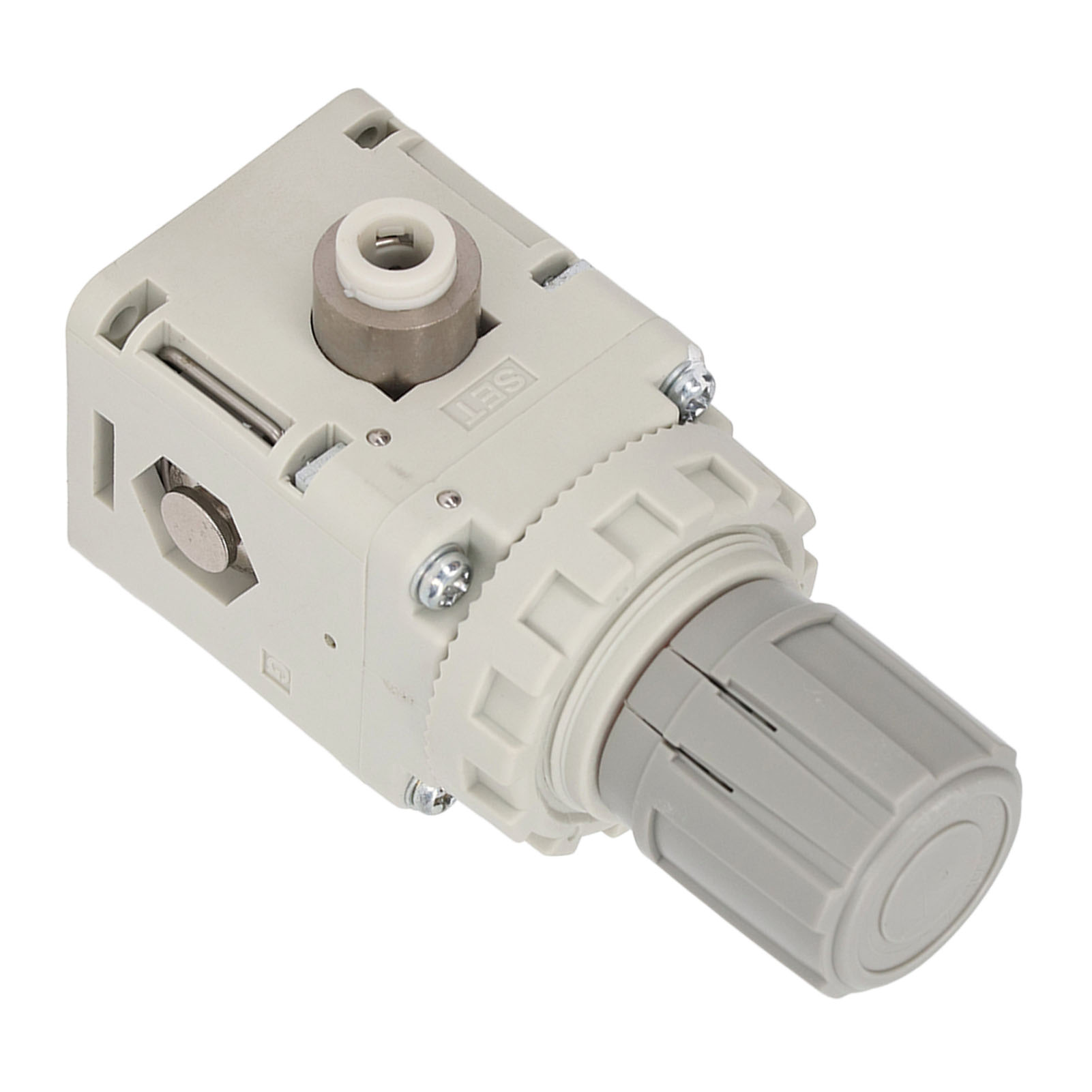 Pneumatischer Druckregler, Vakuum-unterdruck-reduzierventil, Typ Smc, Mit Geradem 6 Cm Schlauch