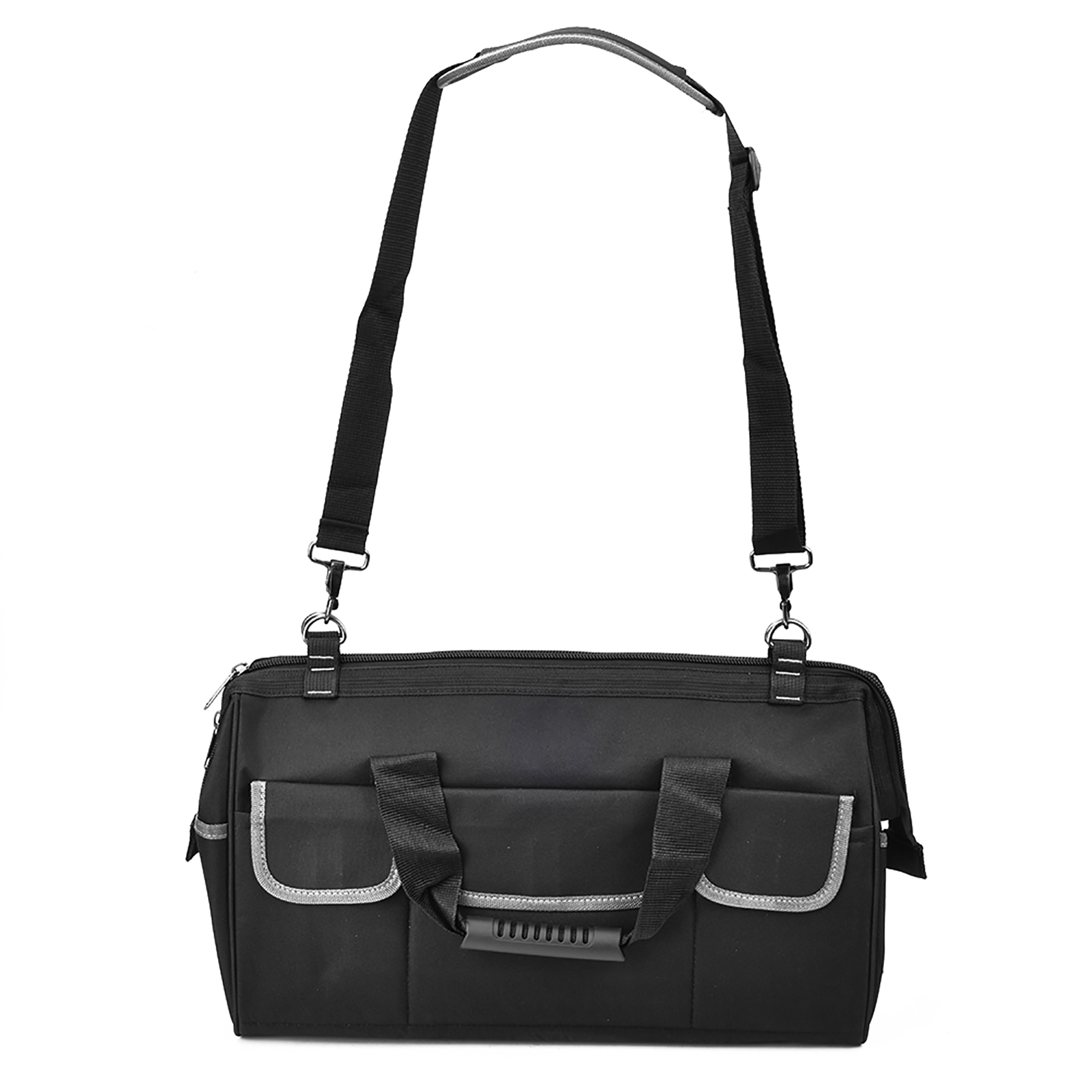 Yileqi Werkzeugtasche Aus Oxford-gewebe, 48 Cm (19 Zoll), Grau, Robuste Kleinteiletasche Mit Schultergurt