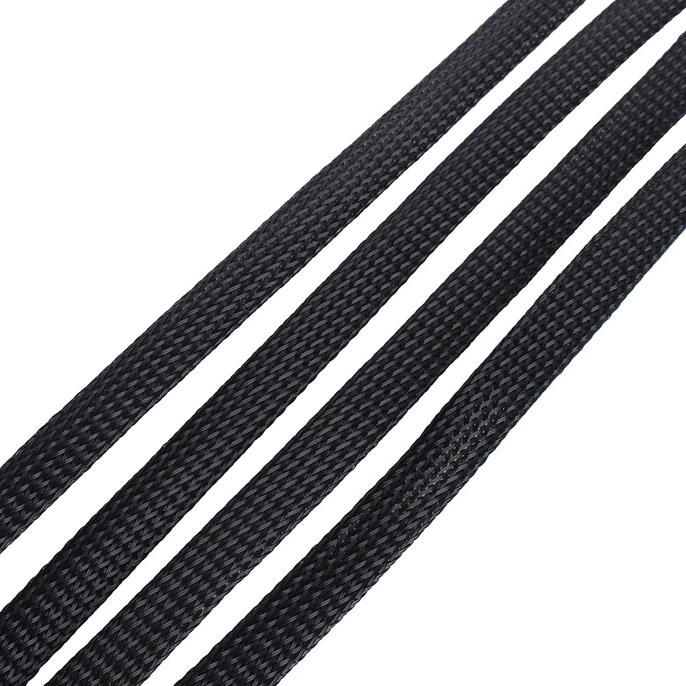 Schwarzes, 10 Mm Dehnbares, Geflochtenes Pet-kabel, Dicht, 10 M