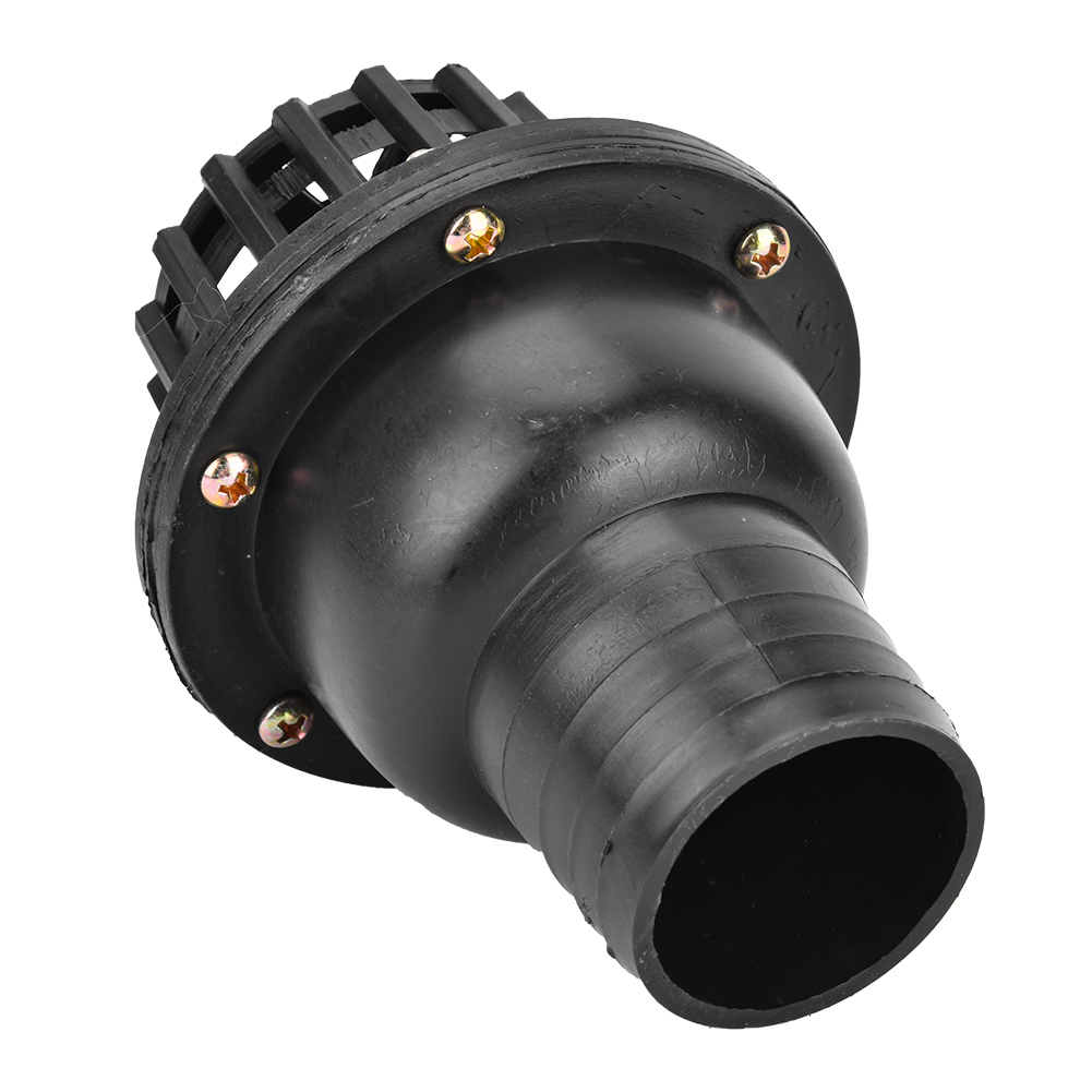 Fußventil Für Wasserpumpen, Schwarzes Pvc-rückschlagventil Für Niederdruckmaschinen (2 Zoll)