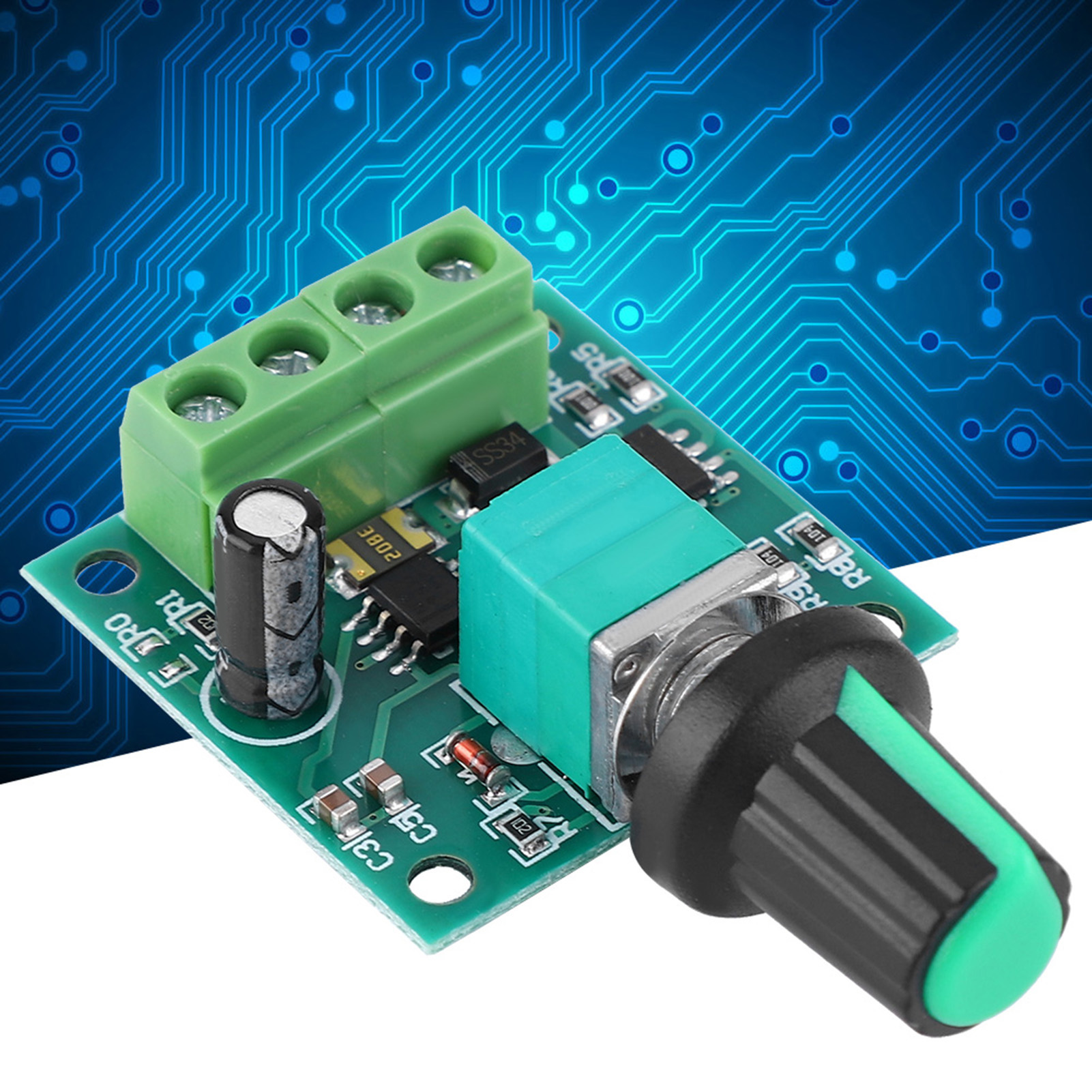 Dc 1,8–12 V 2 A Niederspannungs-drehzahlregler Für Elektromotoren (pwm) – Werkzeugausrüstung