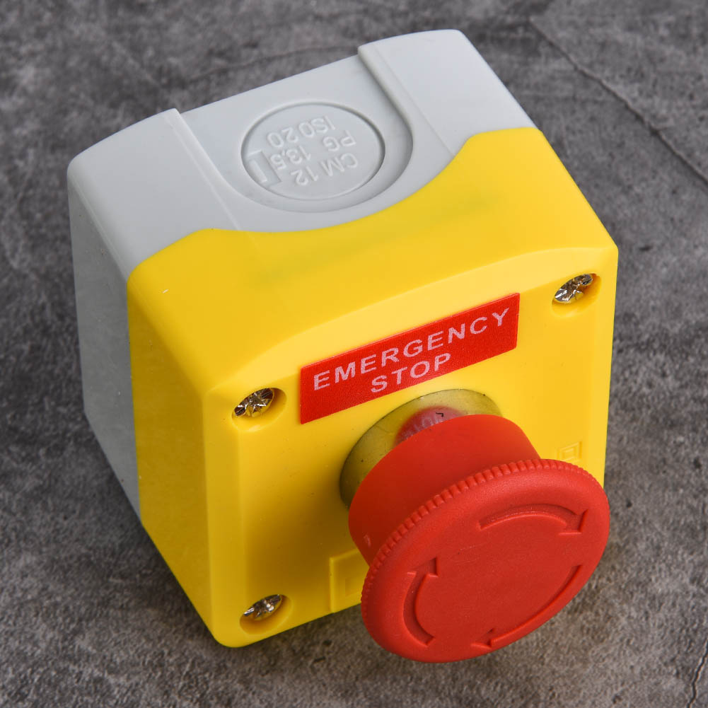 Not-aus-taster Mit Roter Beschriftung, Wasserdicht Nach Ip65, Sp A001