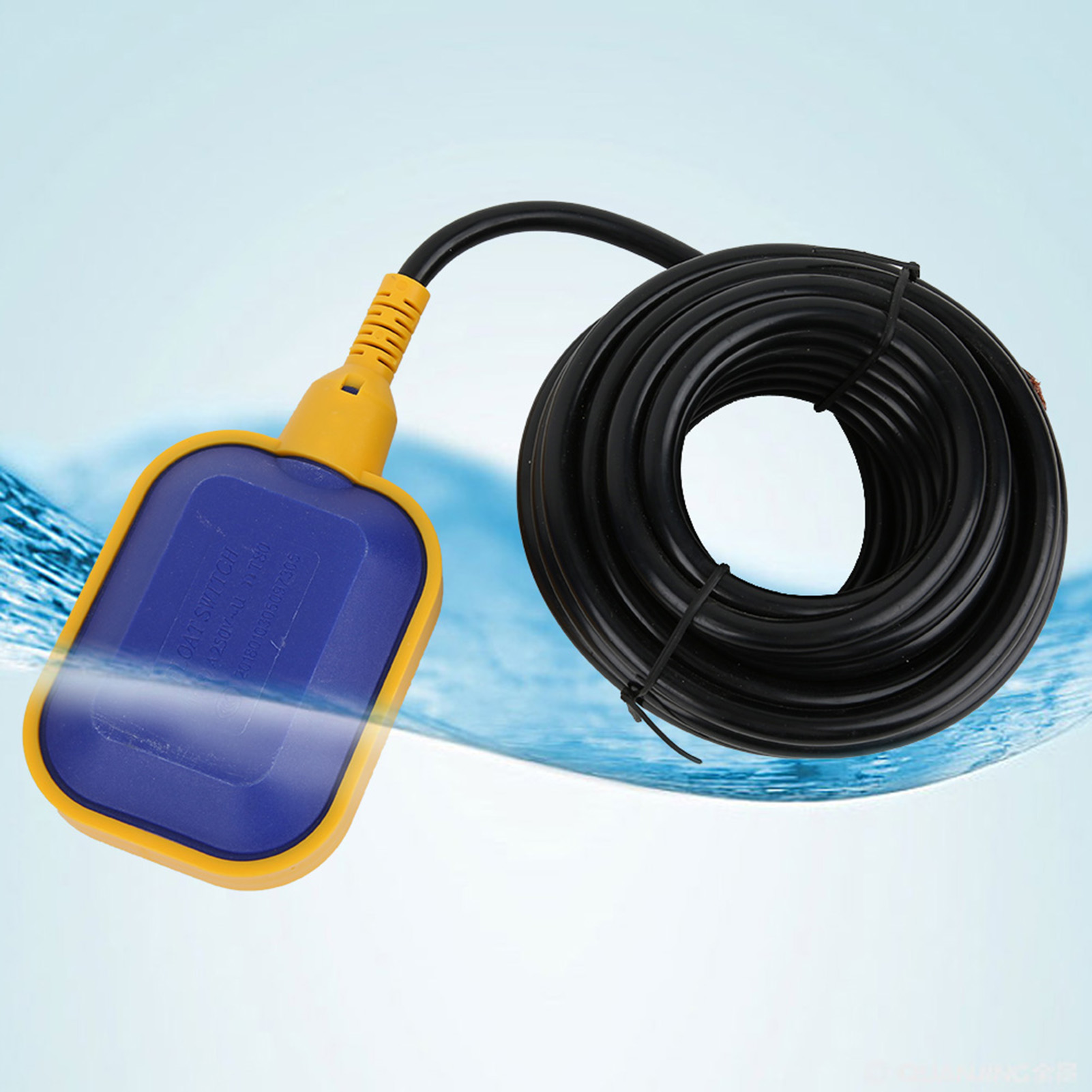 Schwimmerschalter (0–250 V), Flüssigkeitsstandsensor, Wasserzufuhr, Entwässerung, Automatische Steuerung, 6 M Kabel, Key-6