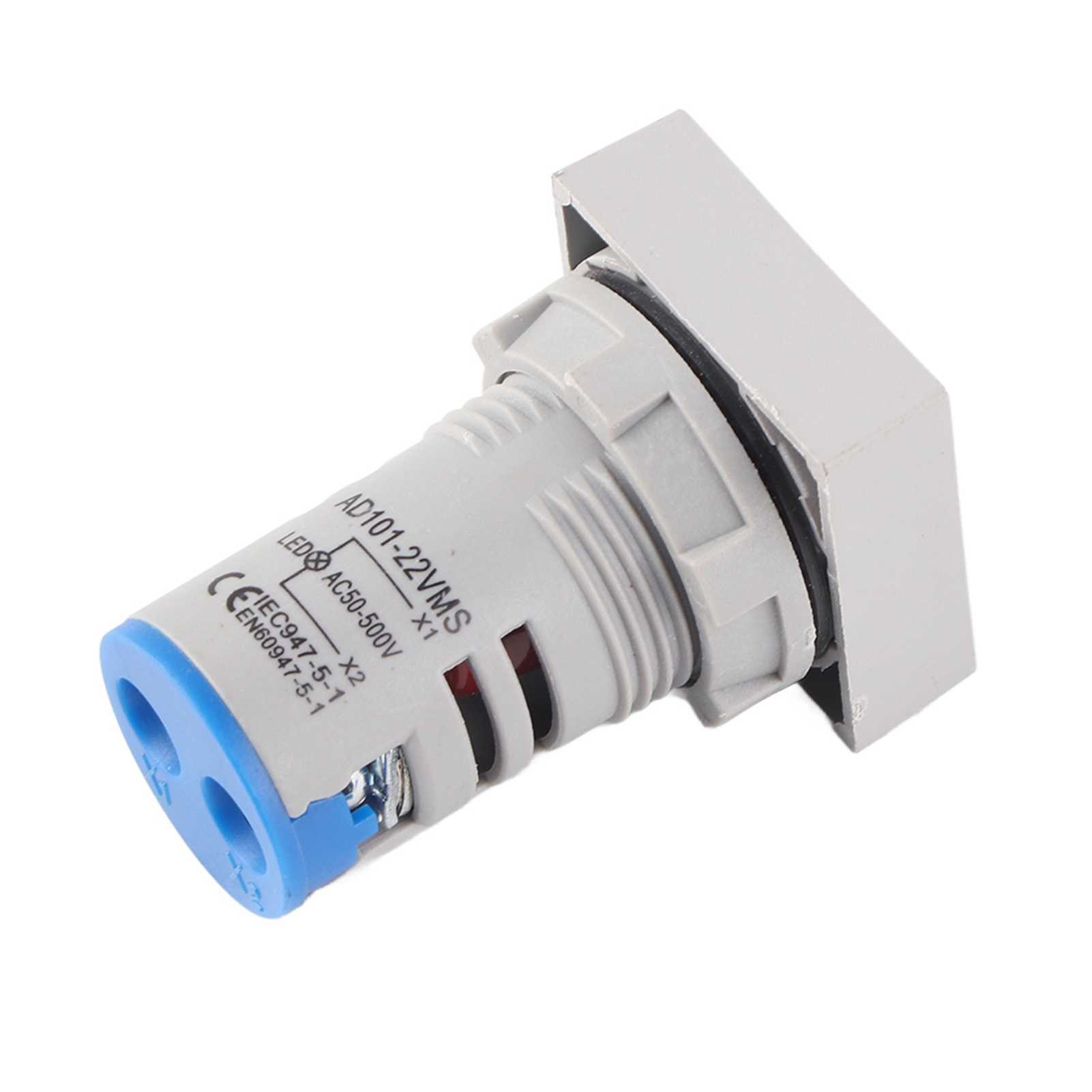 Ac50-500v Led-anzeige Mini Digital Led Display Voltmeter Quadratische Anzeige (blau)