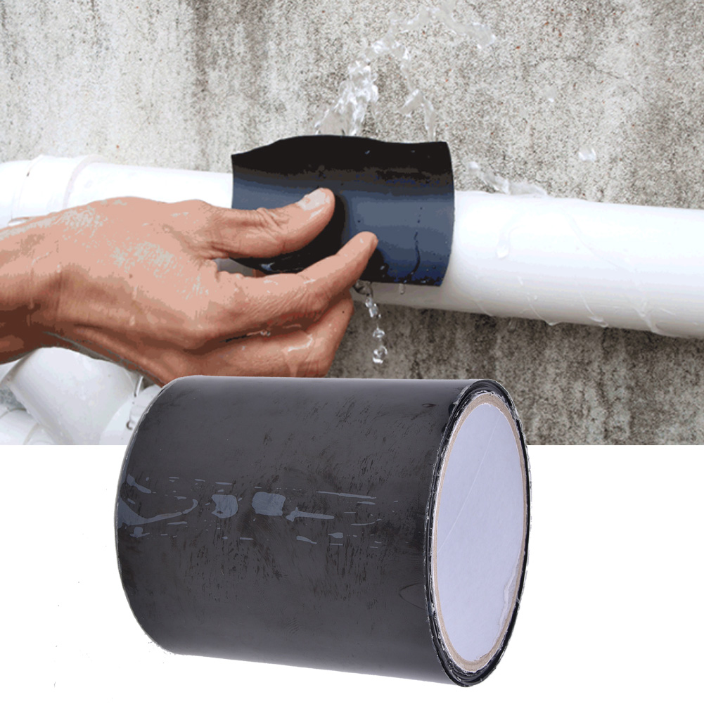 Wasserdichtes Klebeband Mit Starker Haftung Für Pe-rohrreparaturen, 10 Cm Breit, Schwarz/weiß/transparent