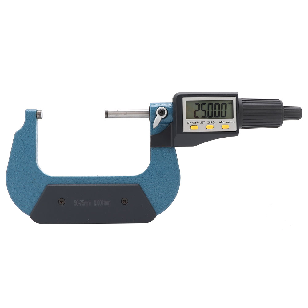 Mikrometer Aus Verchromter Legierung Mit Digitalanzeige Und Geringem Fehler, Auflösung 0,001 Mm (5075 Mm)