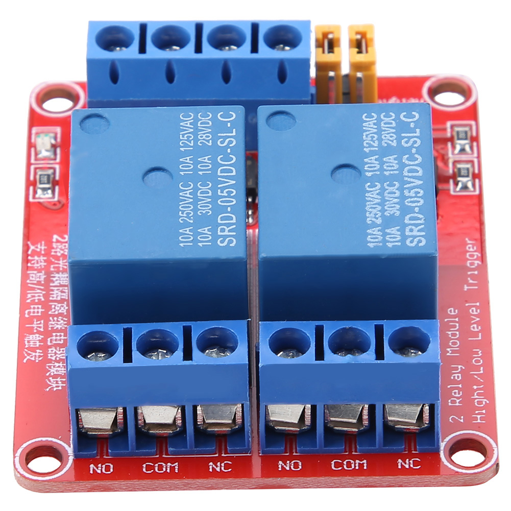2-kanal-relaismodul Mit Optischer Trennung, High- Und Low-pegel-triggerung (5 V)