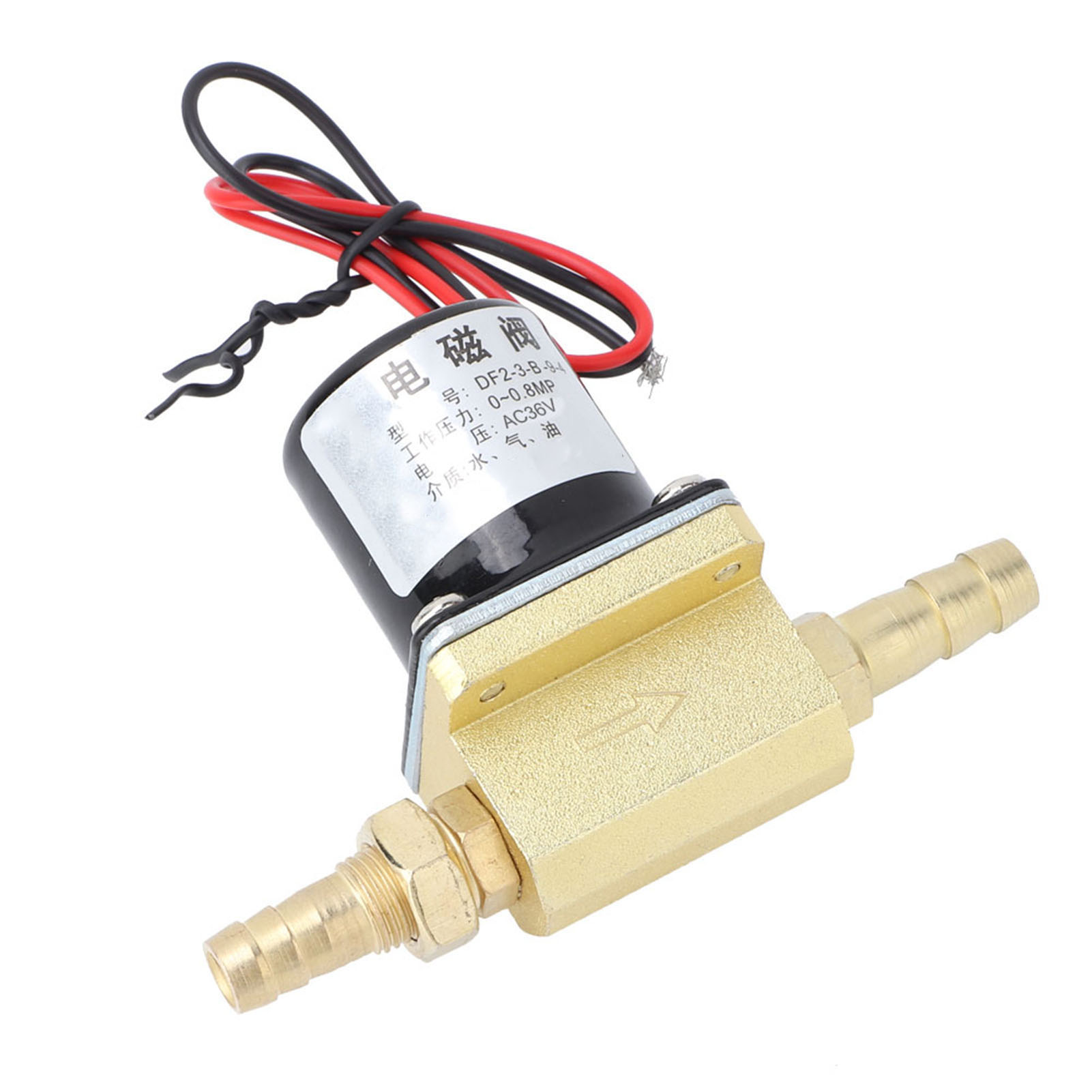 Magnetventil Für Schweißmaschinen 00,8 Mpa Für Wasser, Gas, Argon, Co2 G1/8'' (ac36v)