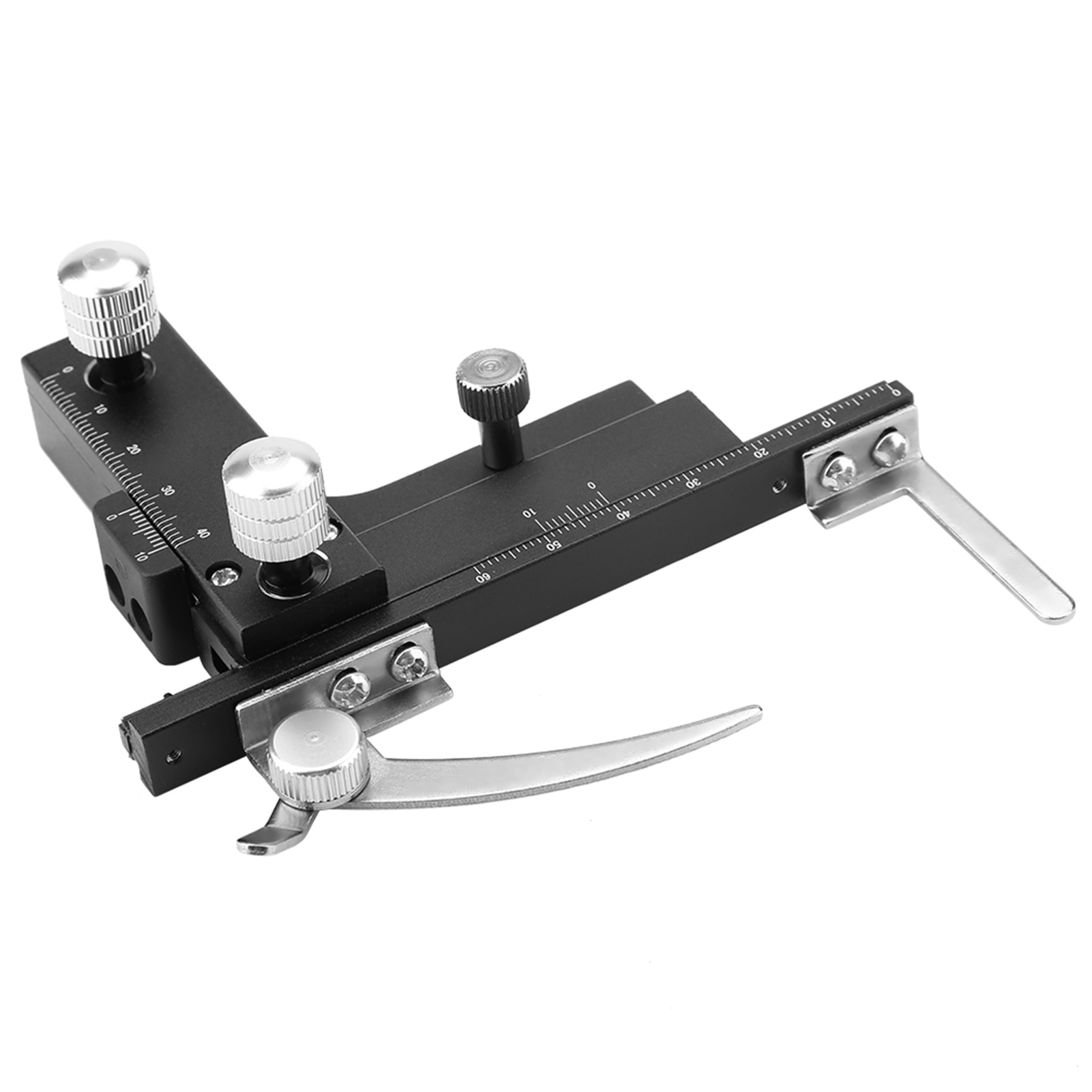Mikroskopzubehör: Beweglicher Dickenmesser, Lineal, Mechanischer Objekttisch (xy-achsen-beweglicher Objekttisch Mit Skala)