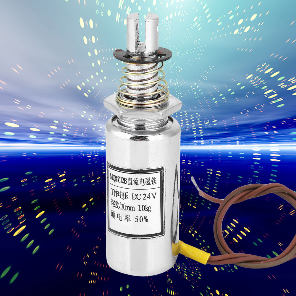 Zylindrischer Gleichstrommagnet (druck-/zugtyp) Für Die Industrielle Automatisierung Mq8-z12b 9,8 N 24 V Dc