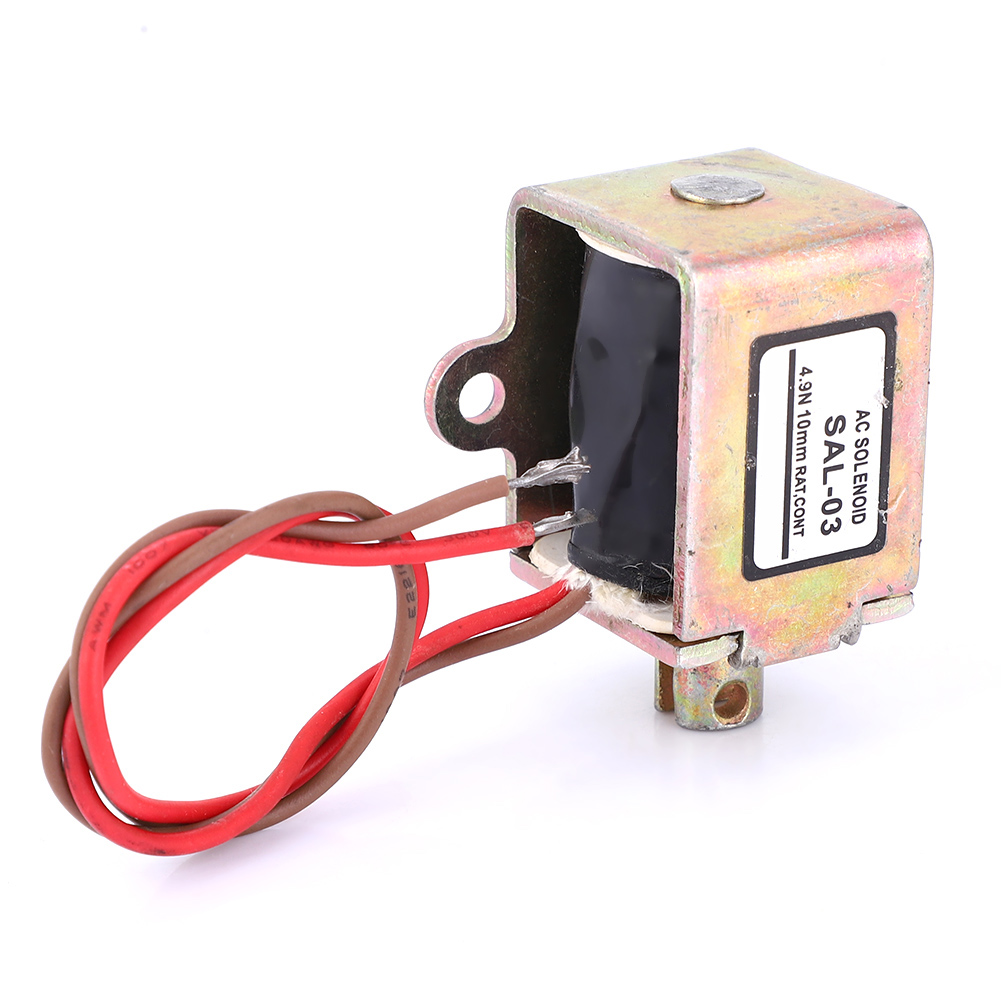 Schub-zug-stellantrieb Mit Kupferspule Und Elektromagnet Für Die Industrielle Automatisierung, 4,9 N, 10 Mm Hub, 220 V Wechselstrom