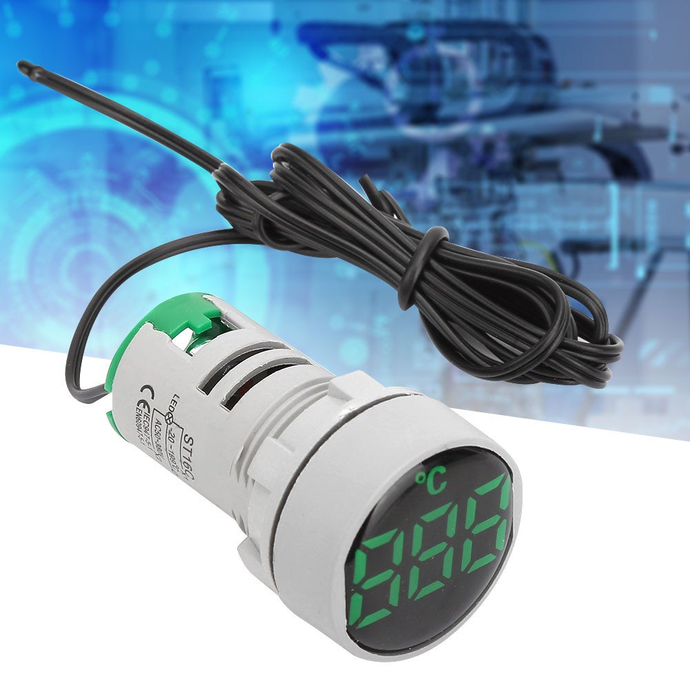 Ac 50380v Temperaturanzeige Led Digitalanzeige Thermometer -20199℃ (grün)
