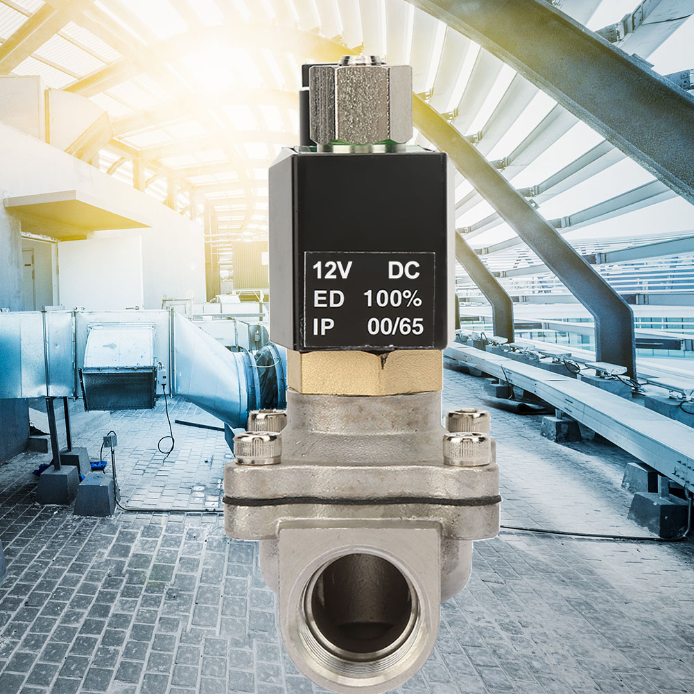 2s-200-20 G3/4" Normalerweise Offenes Elektrisches Magnetventil Aus Edelstahl Für Wasser Und Luft (dc12v)