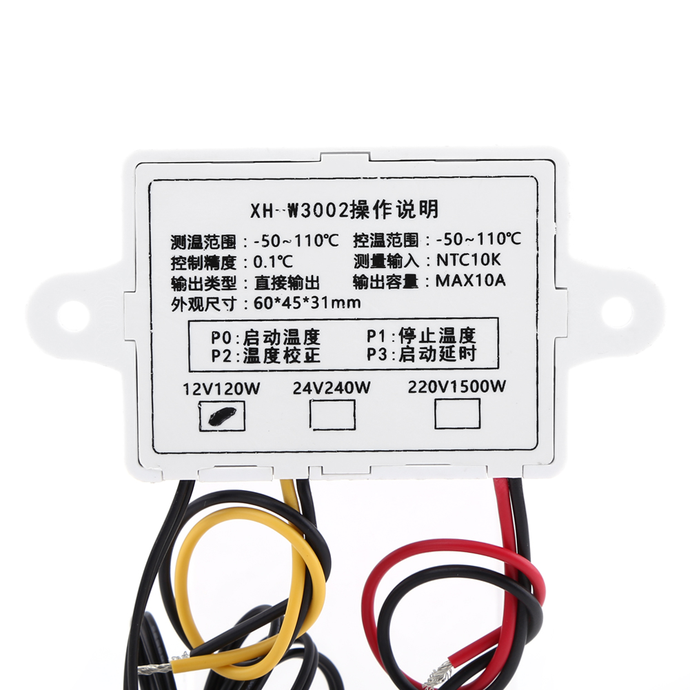 Hochpräziser Digitaler Temperaturregler Mit Thermostat-steuerschalter Und Sensor (dc12v)