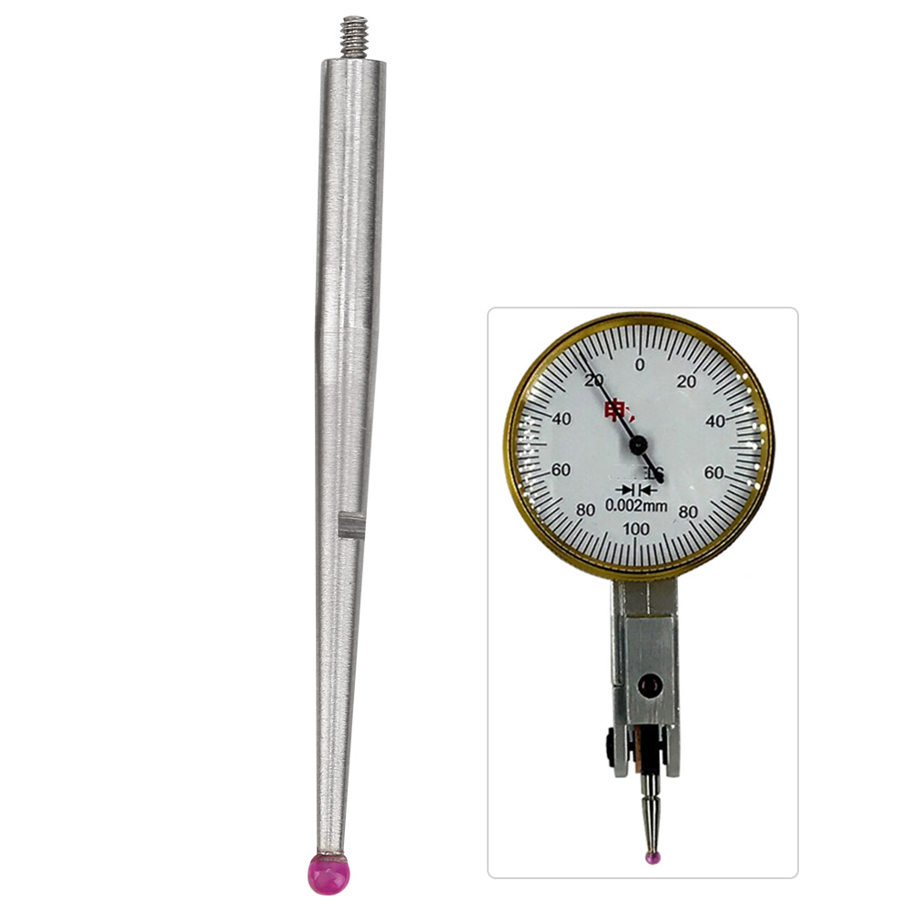 Wolframstahl/rubin-besetzte Schwalbenschwanzverbinder Messuhrnadel M1.4 Messkopf (nr. 10)