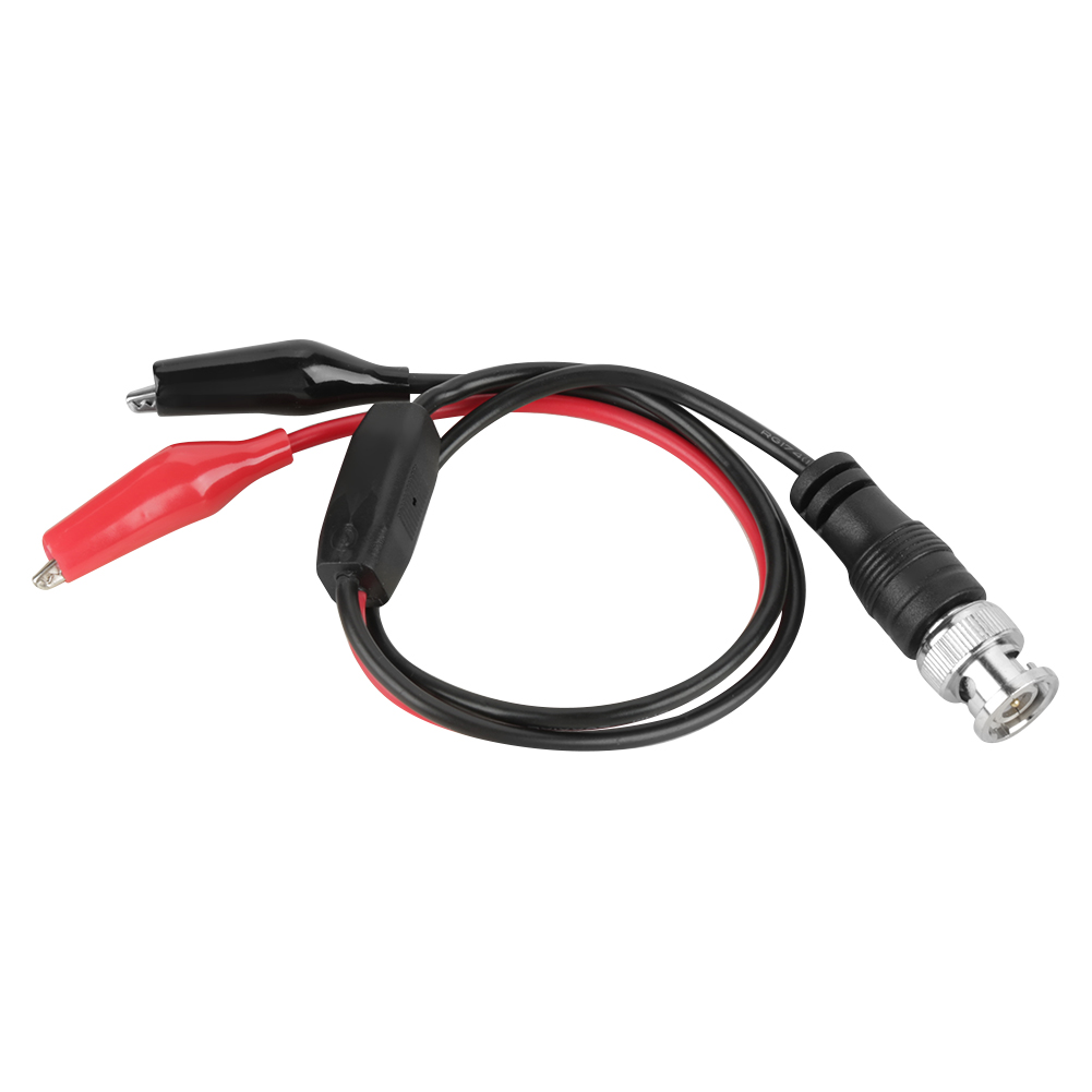 Oszilloskop-messkabel Mit Bnc-stecker (q9) Und Zwei Krokodilklemmen, 0,5 M