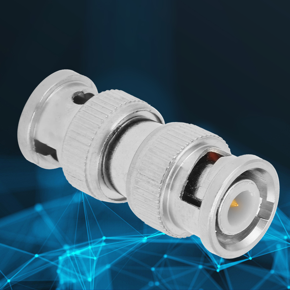 2 Bnc-stecker Auf Bnc-stecker Koaxial-hf-adapter Für Cctv-überwachungskameras