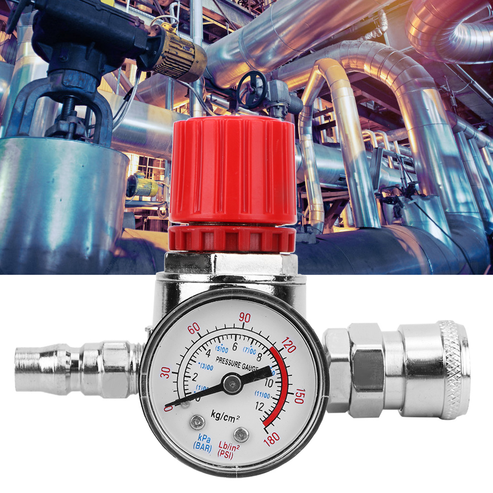Druckreglerschalter, Steuerventil, Manometer Mit Stecker/buchse Für Luftkompressor
