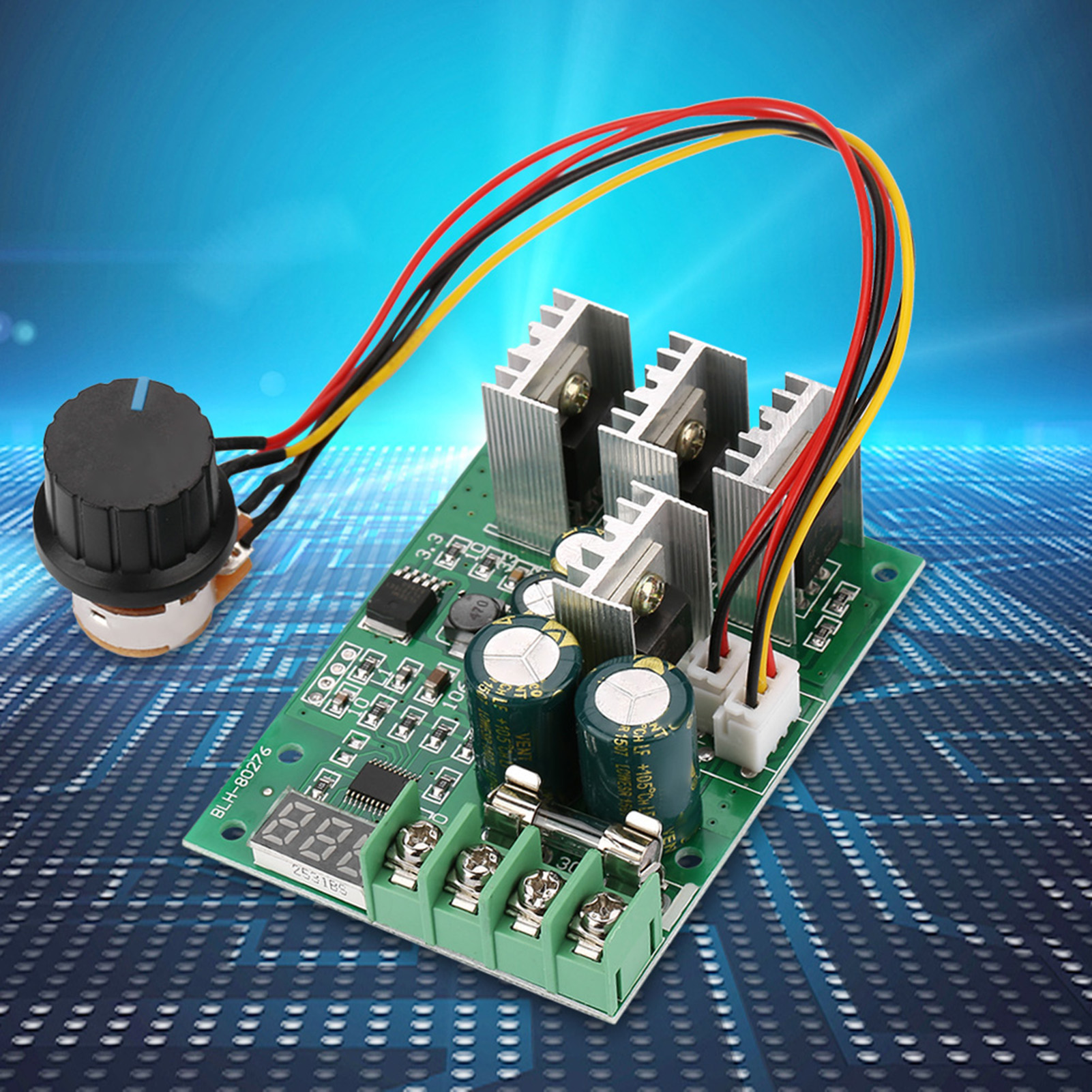 Dc6-60v 30a Digitalanzeige 0100% Einstellbares Antriebsmodul Pwm-gleichstrommotor-drehzahlregler