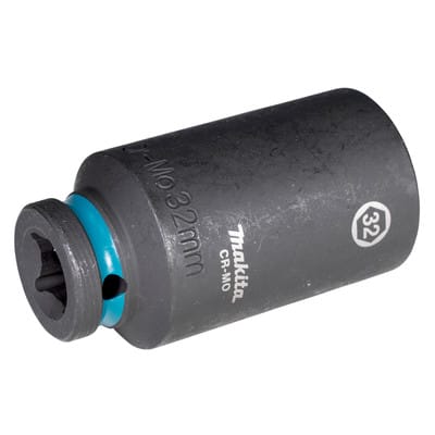 Schlagnuss Steckschlüssel lang SW32 Impact Black 1/2 Zoll 4K E-16558 - Makita