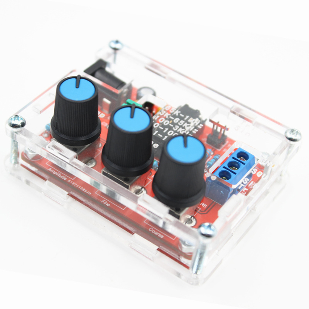 Xr2206 Präzisionssignalgenerator – Diy-bausatz Mit Einstellbarer Frequenz (1 Hz Bis 1 Mhz) – Komponenten + Gehäuse + Bedienungsanleitung