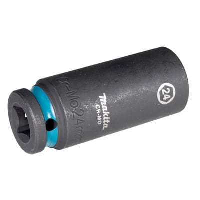 E-16520 Steckschlüssel 1/2" SW24 Impact Black lang - Makita