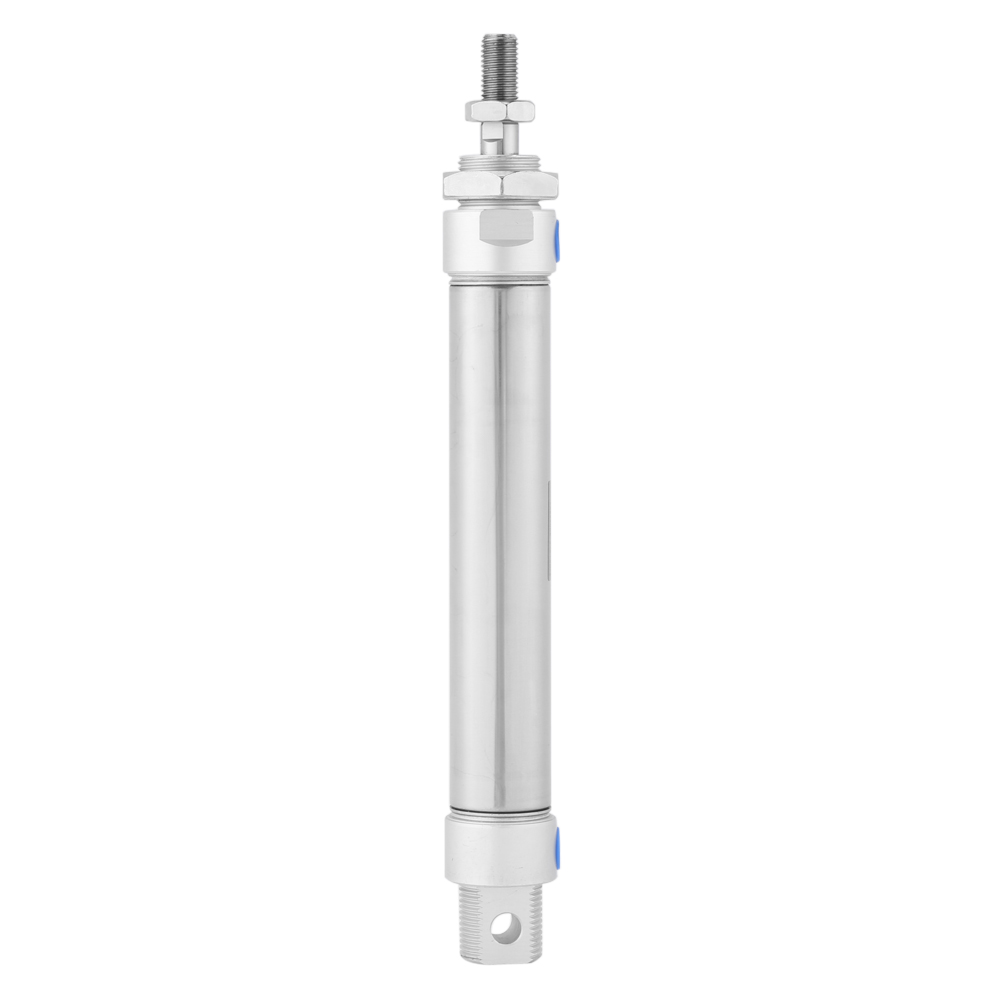 Einteiliger Mini-pneumatikzylinder Aus Edelstahl, 25 Mm Zylinderdurchmesser, 100 Mm Hub, Einkolbenkonstruktion