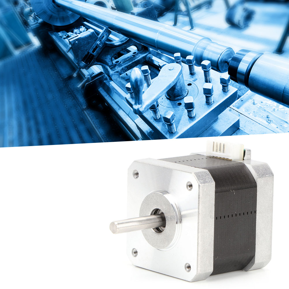 24v/1,5a Nema 17 2-phasen-schrittmotor 0,4 Nm 1,8° Industrie-steuerungs-schrittmotor