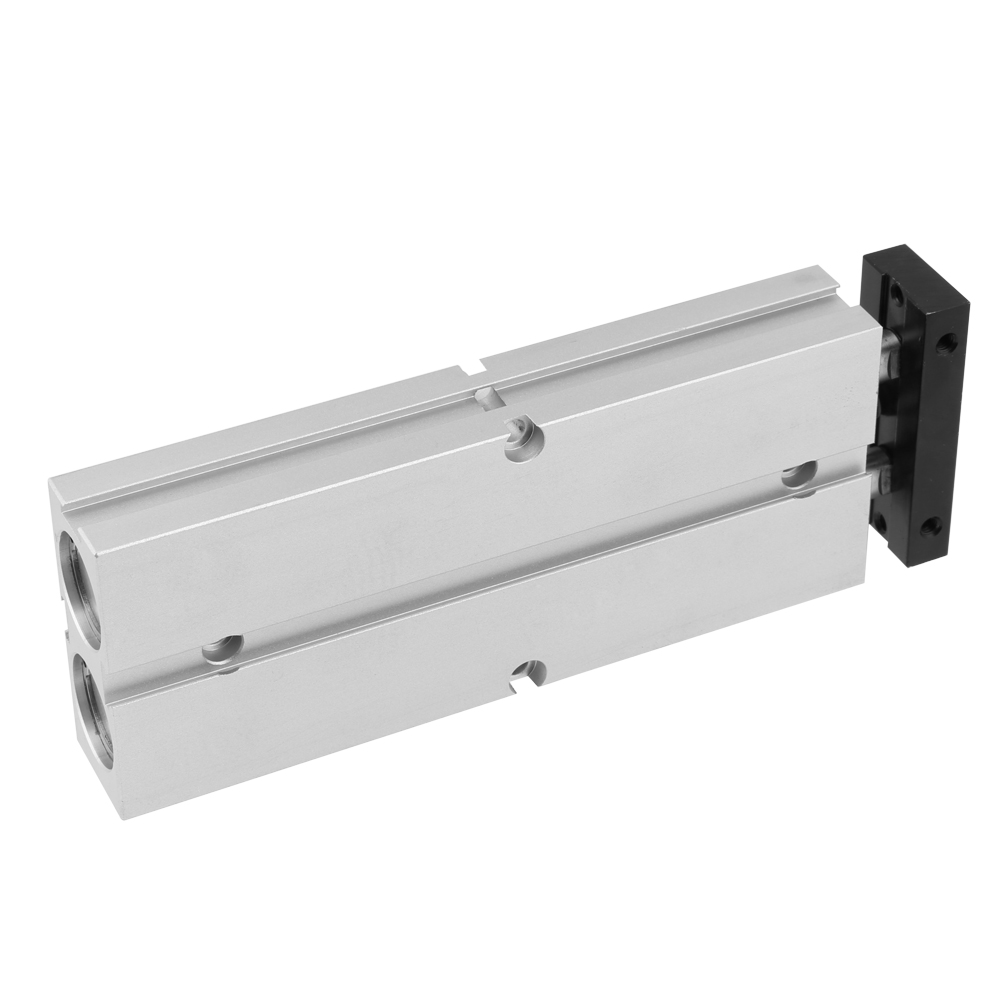 1 Stück, 20 Mm Zylinderdurchmesser, 100 Mm Hub, Doppeltwirkender Pneumatischer Zylinder Aus Aluminiumlegierung Mit Doppelkolbenstange
