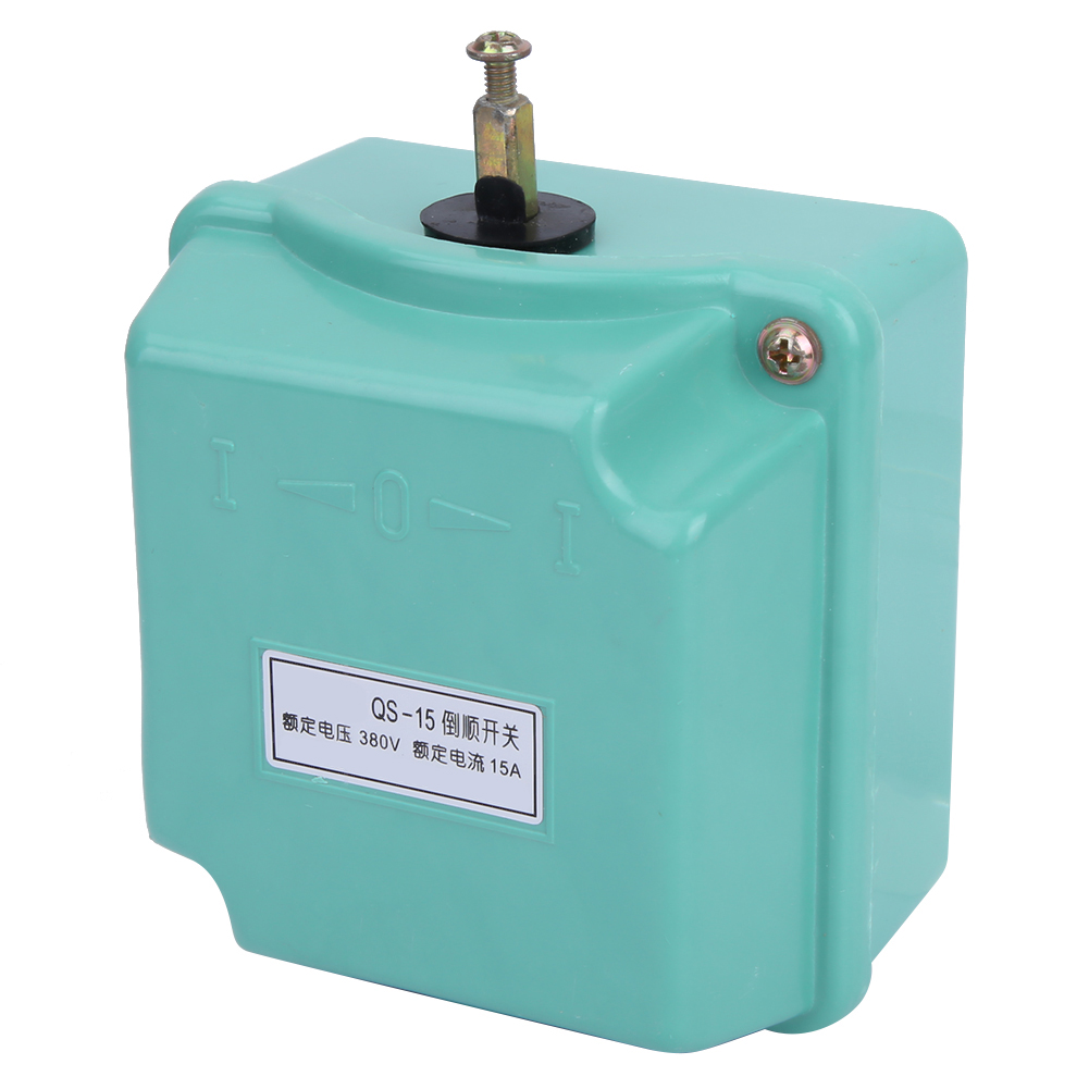 Qs-15 380v 15a Vorwärts-/rückwärts-drehschalter Für Trommelmotor, Rückwärtsschalter