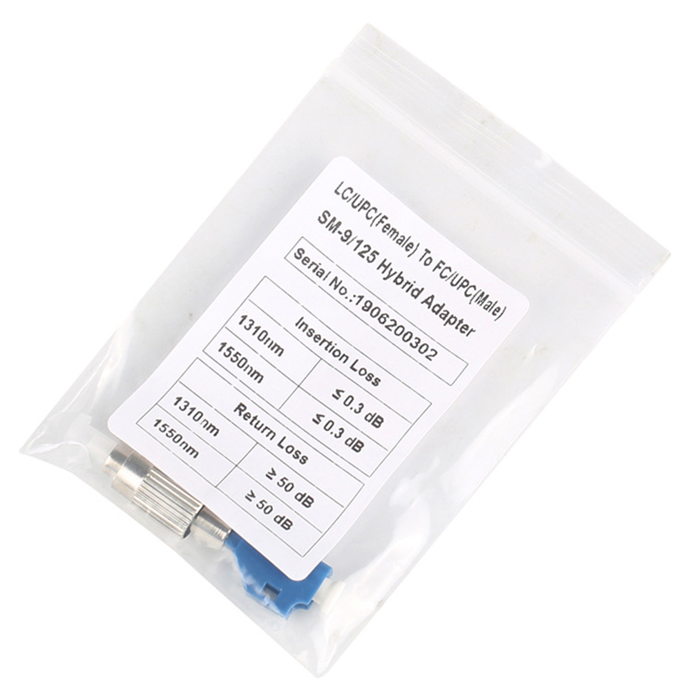 Glasfaseradapter Fc-stecker Auf Lc-buchse, Hybrid-glasfaserkonverter, Kompatibel Mit Visueller Fehlerortung