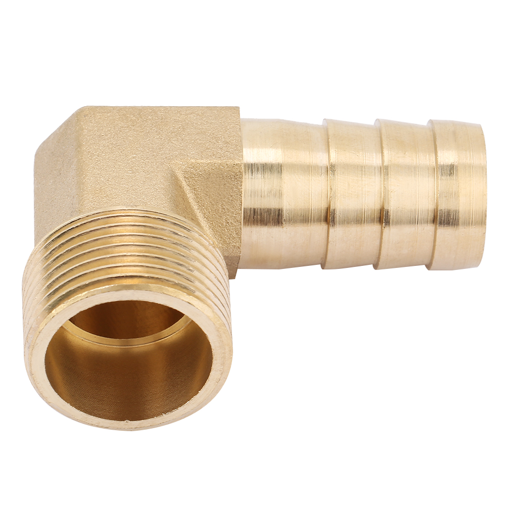 1 Stück 3/4"-winkelverbinder Aus Messing Mit Außengewinde Und Widerhaken (19 Mm)