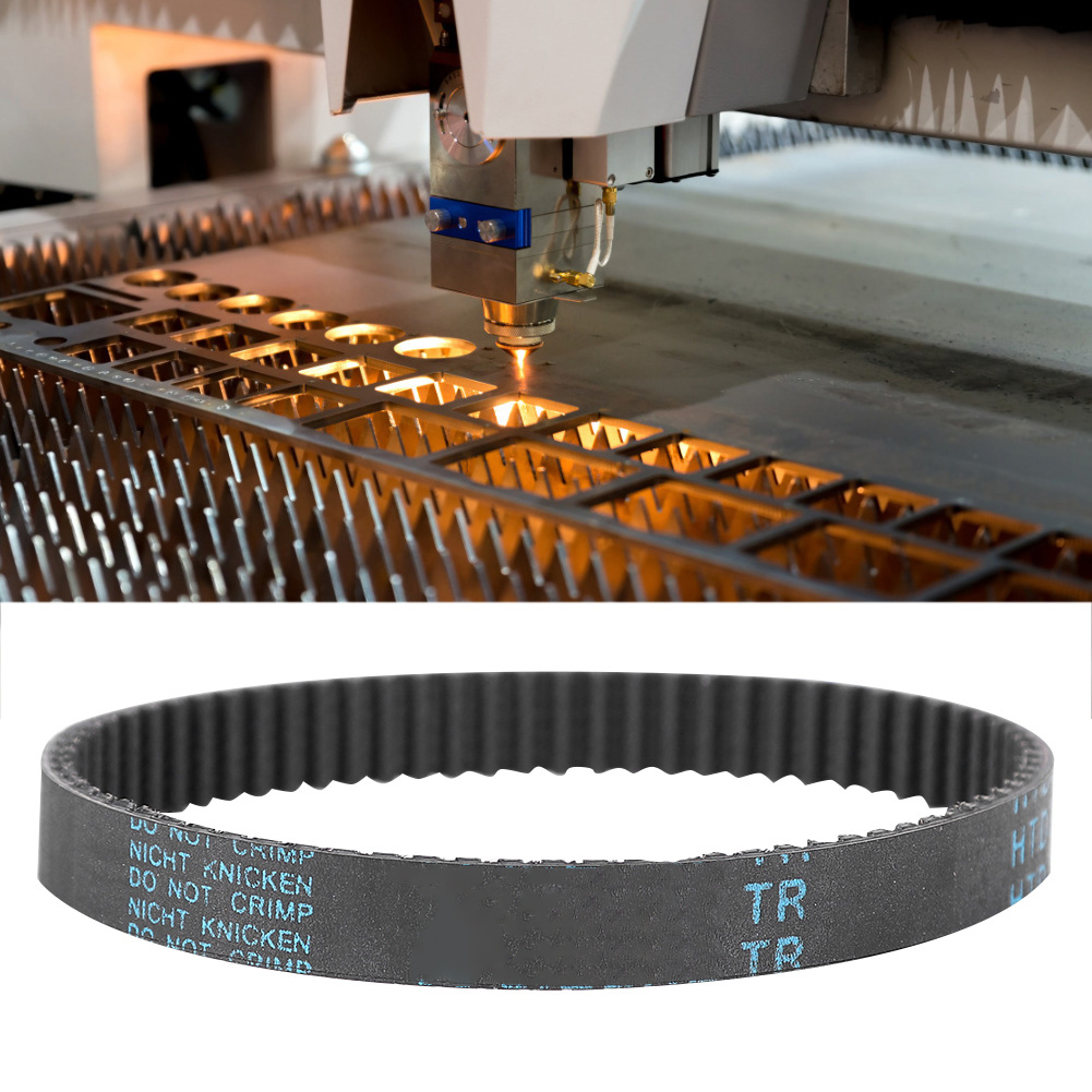 Htd3m Runder Zahnriemen Aus Gummi Für Laserschneidmaschinen Mit Geschlossenem Regelkreis (354 Mm X 15 Mm)
