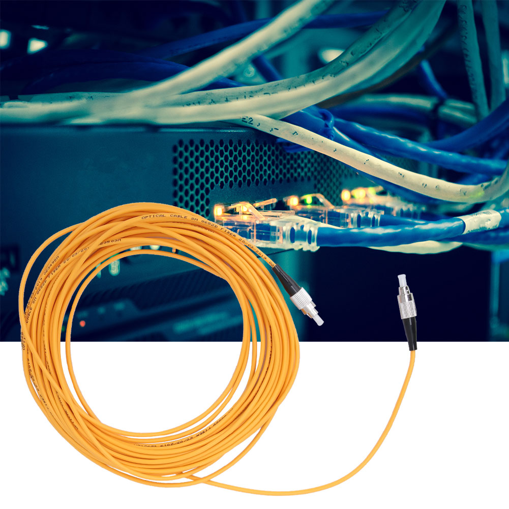 10 M Fc/upc-fc/upc Singlemode-glasfaserkabel, Gelb