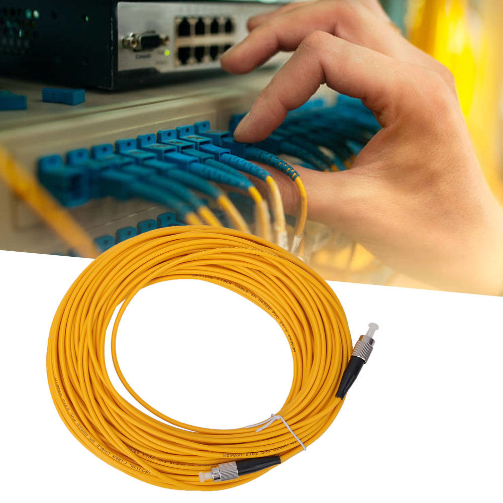 20 M Fc/upc-fc/upc Singlemode-glasfaserkabel, Gelb